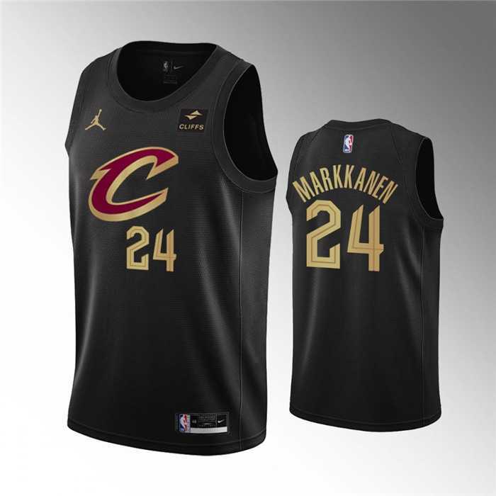 Men's Cleveland Cavaliers #24 Lauri Markkanen Black Statement Edition Stitched Basketball Jersey Dzhi,We sell and wholesale Men's Cleveland Cavaliers #24 Lauri Markkanen Black Statement Edition Stitched Basketball Jersey Dzhi on line form chian!